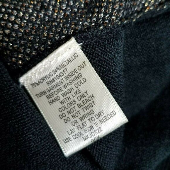 DEREK Heart Sweater Dress Size Small Black Multicolor - Picture 8 of 8